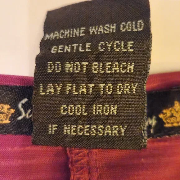 ❤️ 4/$20 Suzie in the City tank top Women's large Purple black V-neck front zip - Picture 13 of 13